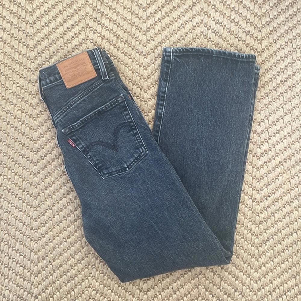 Levi's - Ribcage Straight High Rise Denim Jeans - Black - 24x27